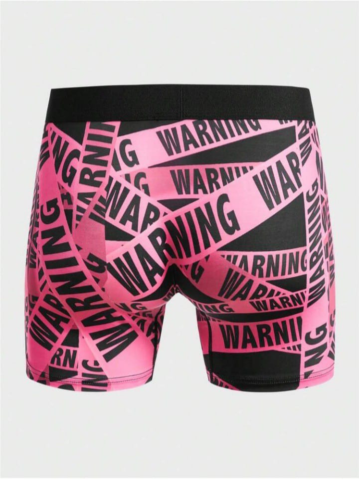Else Men's Letter Graphic Boxer Briefs Underwear